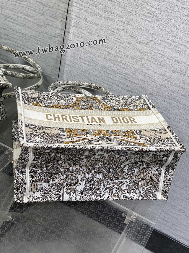 Dior专柜新款迪奥顶级原单中号Tote25早春圣诞限定款幸运星手提托特包 djfk1158
